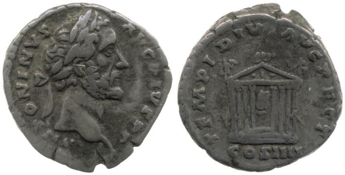 реверс RIC III Antoninus Pius 144