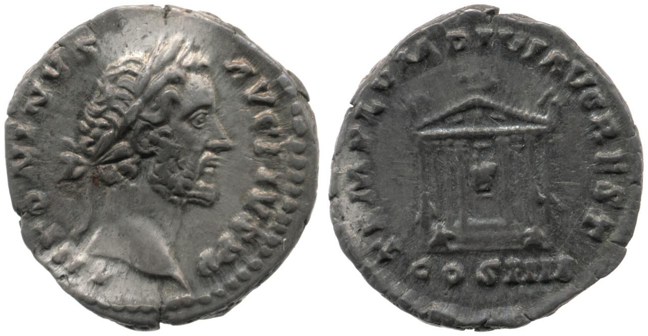 RIC III Antoninus Pius 144, аверс, bm