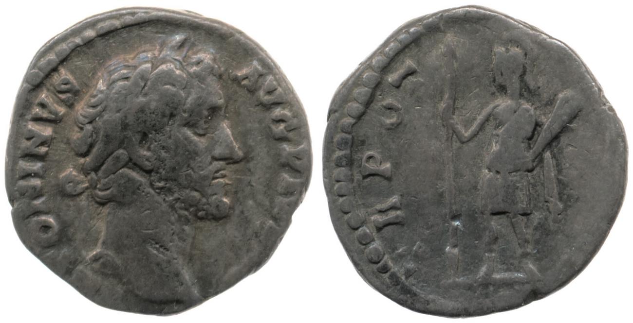 RIC III Antoninus Pius 154, аверс, bm