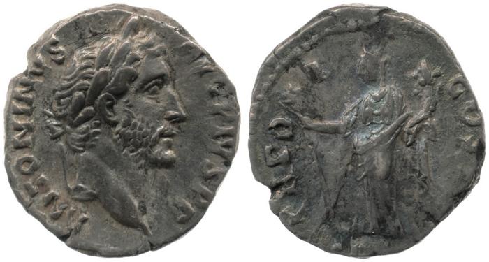 RIC III Antoninus Pius 156, реверс, bm