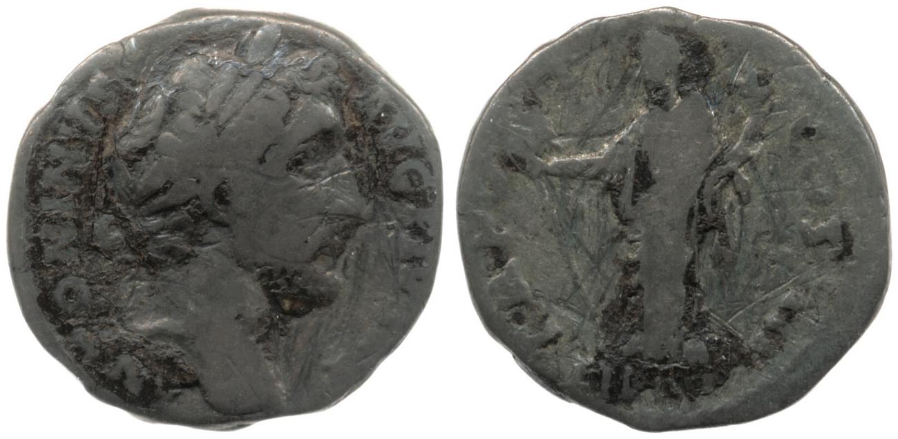 RIC III Antoninus Pius 156, аверс, bm