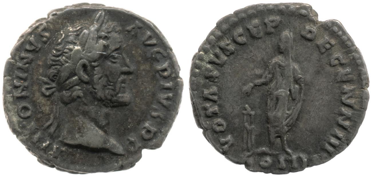 RIC III Antoninus Pius 157, аверс, bm