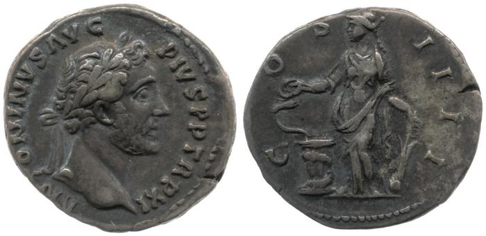 реверс RIC III Antoninus Pius 167