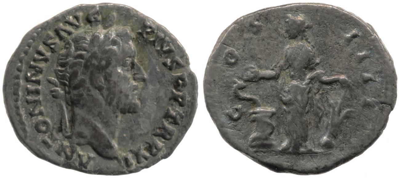 RIC III Antoninus Pius 167, аверс, bm
