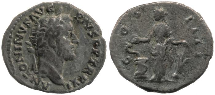 RIC III Antoninus Pius 167, реверс, bm