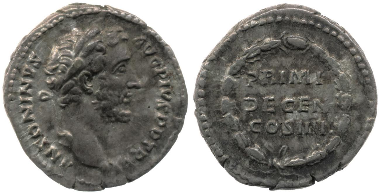 RIC III Antoninus Pius 171a, аверс, bm