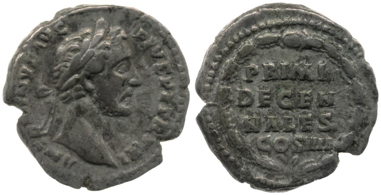 RIC III Antoninus Pius 172, аверс, bm