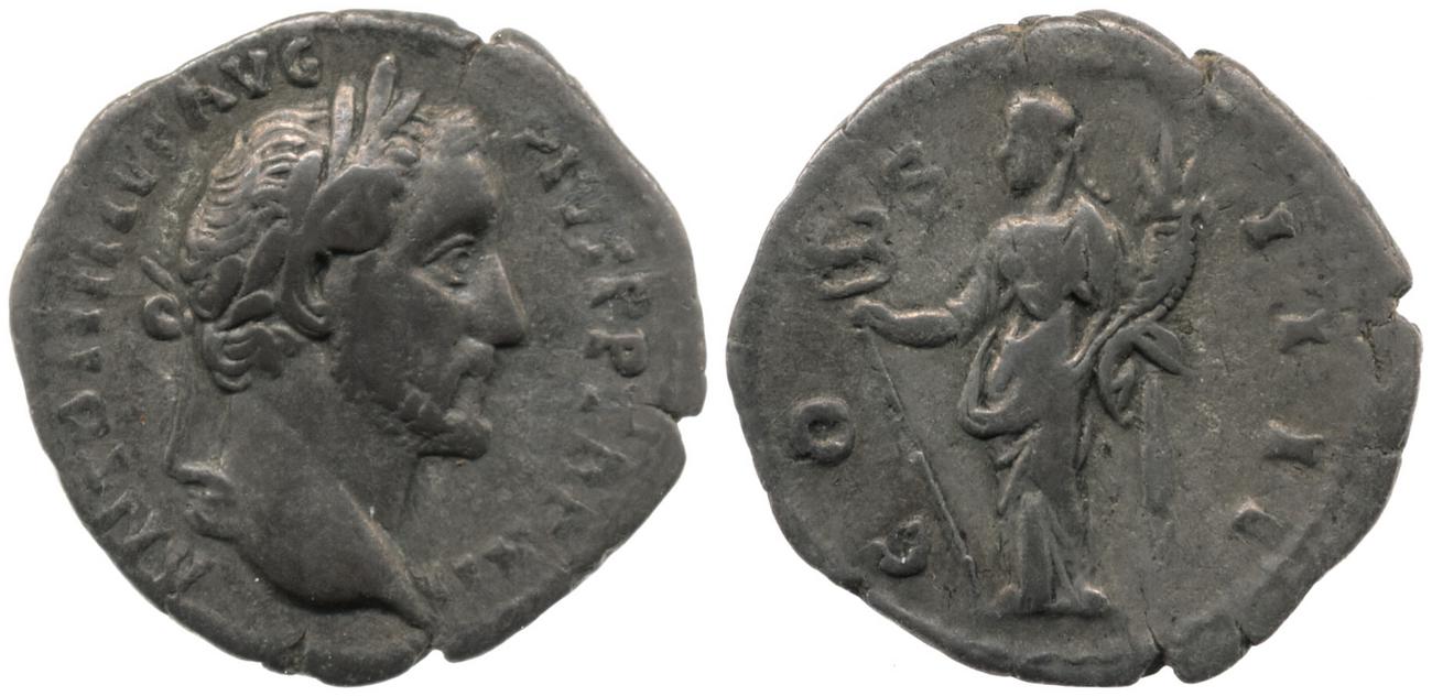 RIC III Antoninus Pius 178, аверс, bm