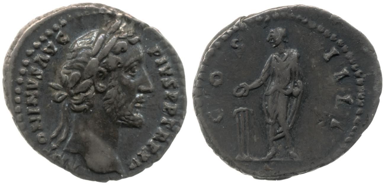 RIC III Antoninus Pius 183, аверс, bm