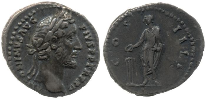 RIC III Antoninus Pius 183, реверс, bm