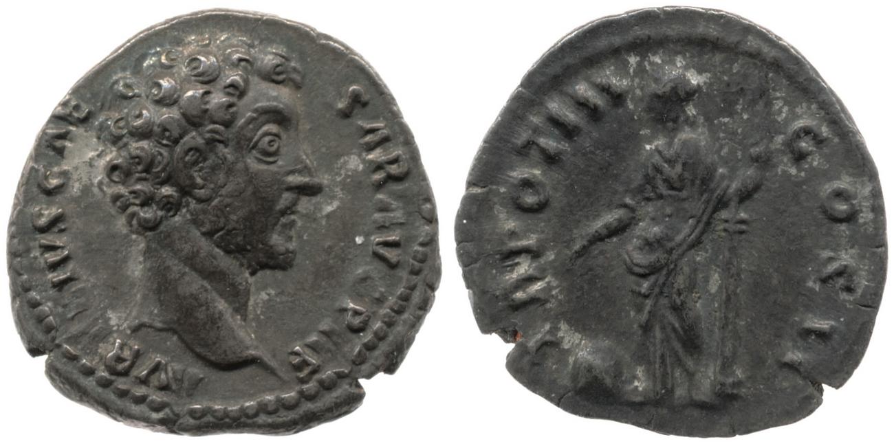 RIC III Antoninus Pius 446, аверс, bm
