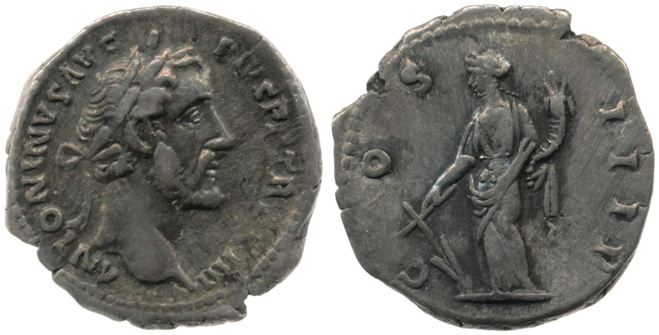 RIC III Antoninus Pius 194, аверс, Британский музей