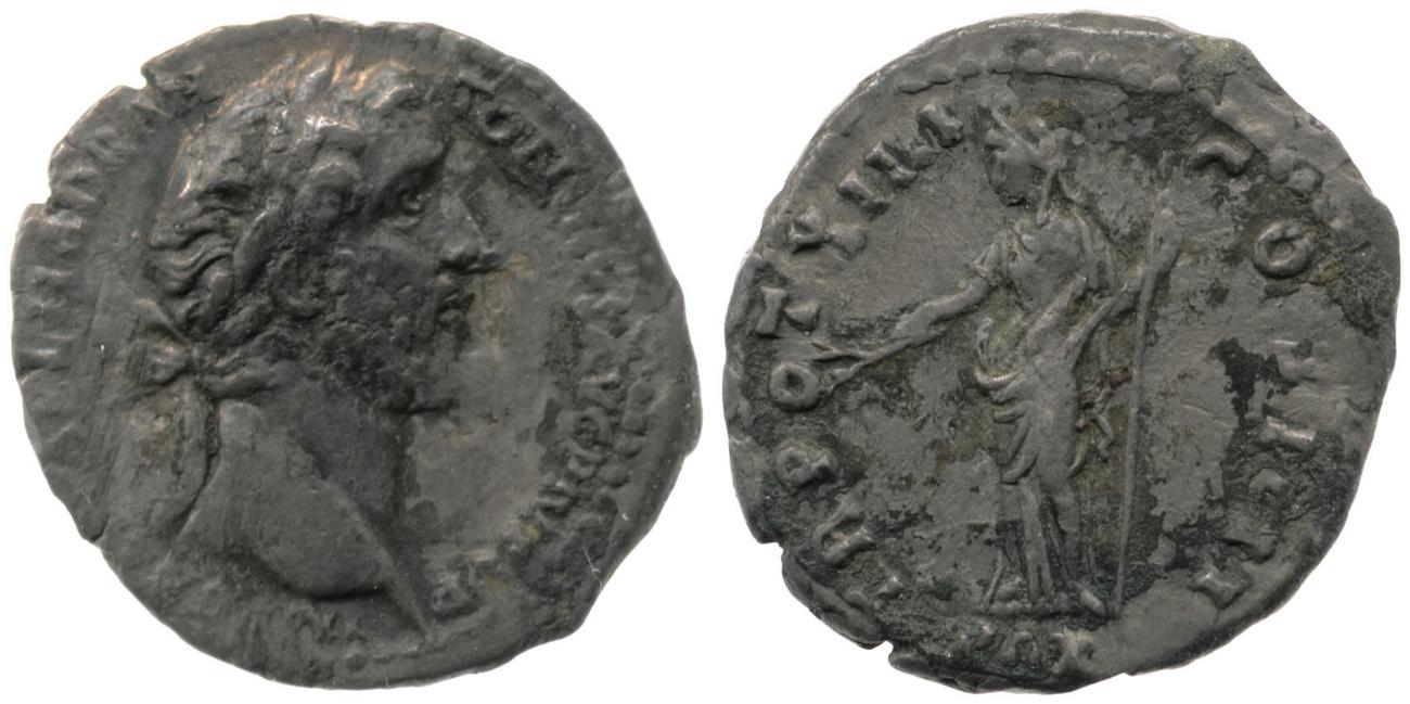 RIC III Antoninus Pius 200c, аверс, Британский музей