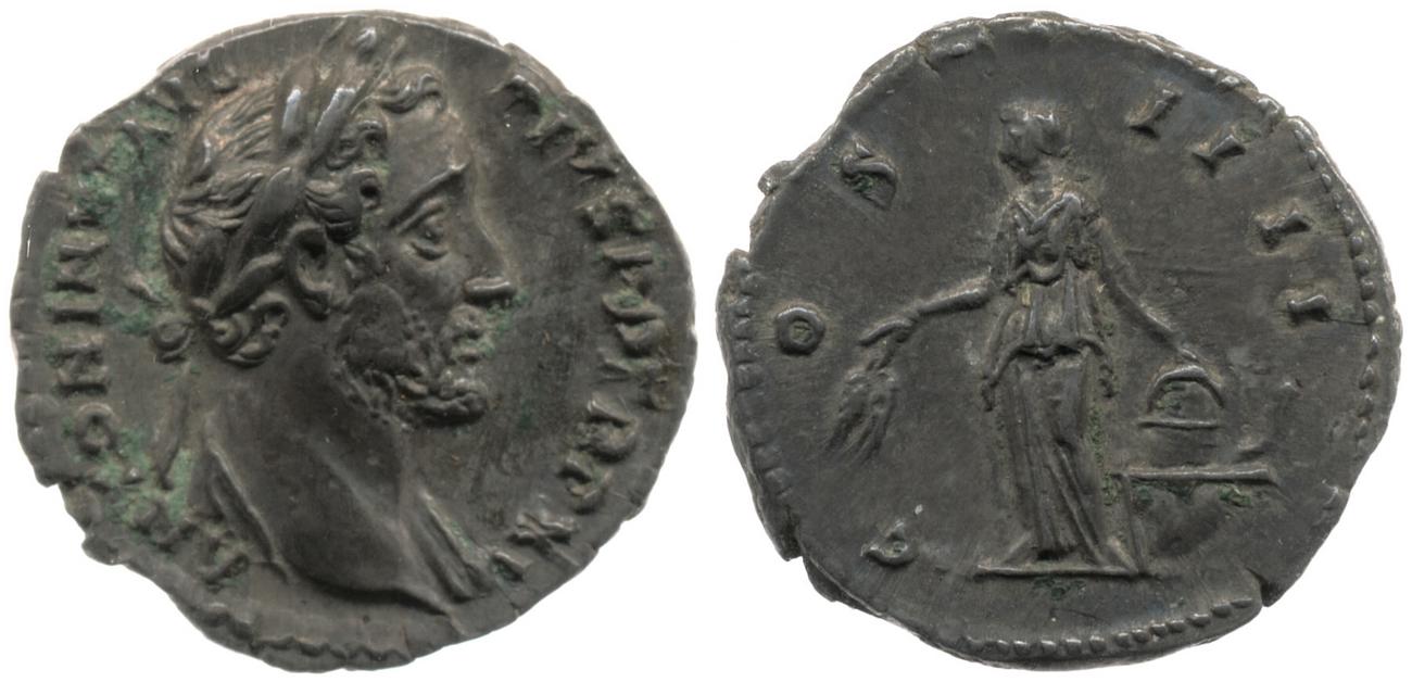 RIC III Antoninus Pius 204, аверс, bm