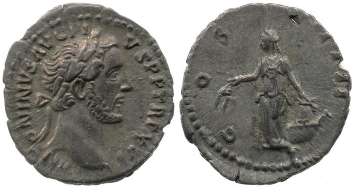 RIC III Antoninus Pius 220, реверс, Британский музей