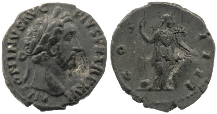 RIC III Antoninus Pius 222, реверс, bm