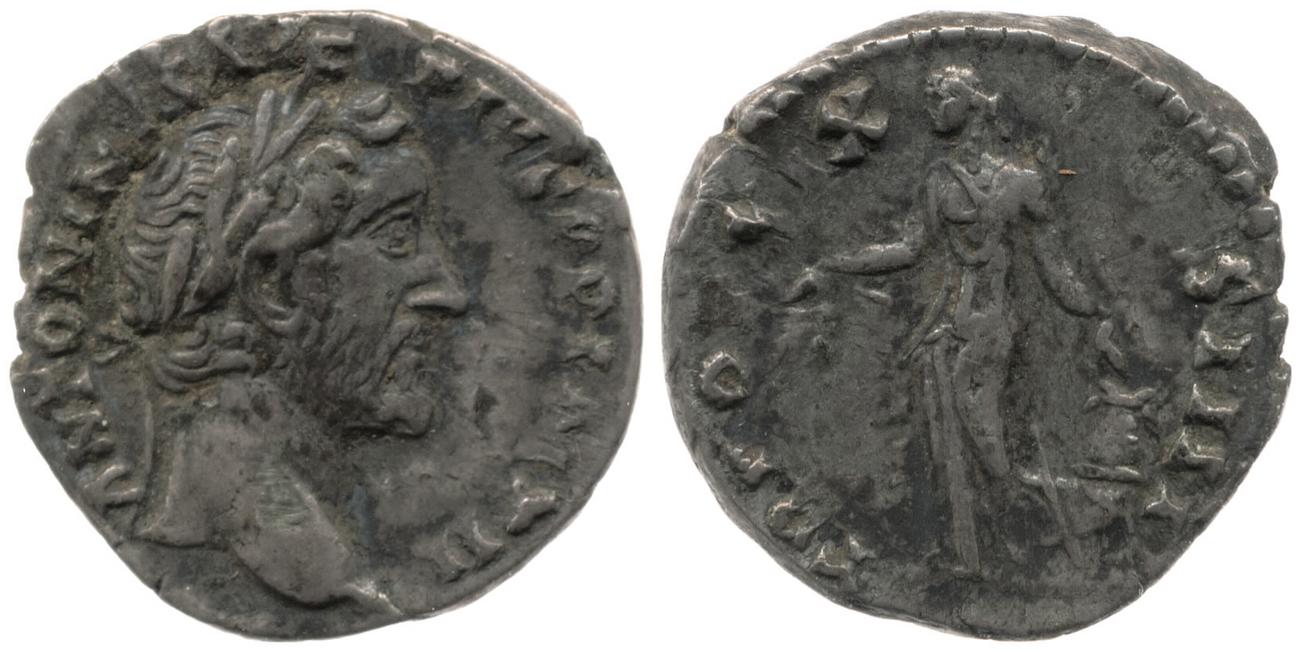 RIC III Antoninus Pius 249, аверс, bm