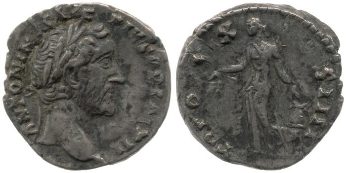 RIC III Antoninus Pius 249, реверс, bm