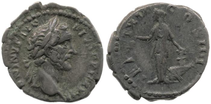 RIC III Antoninus Pius 249, реверс, bm