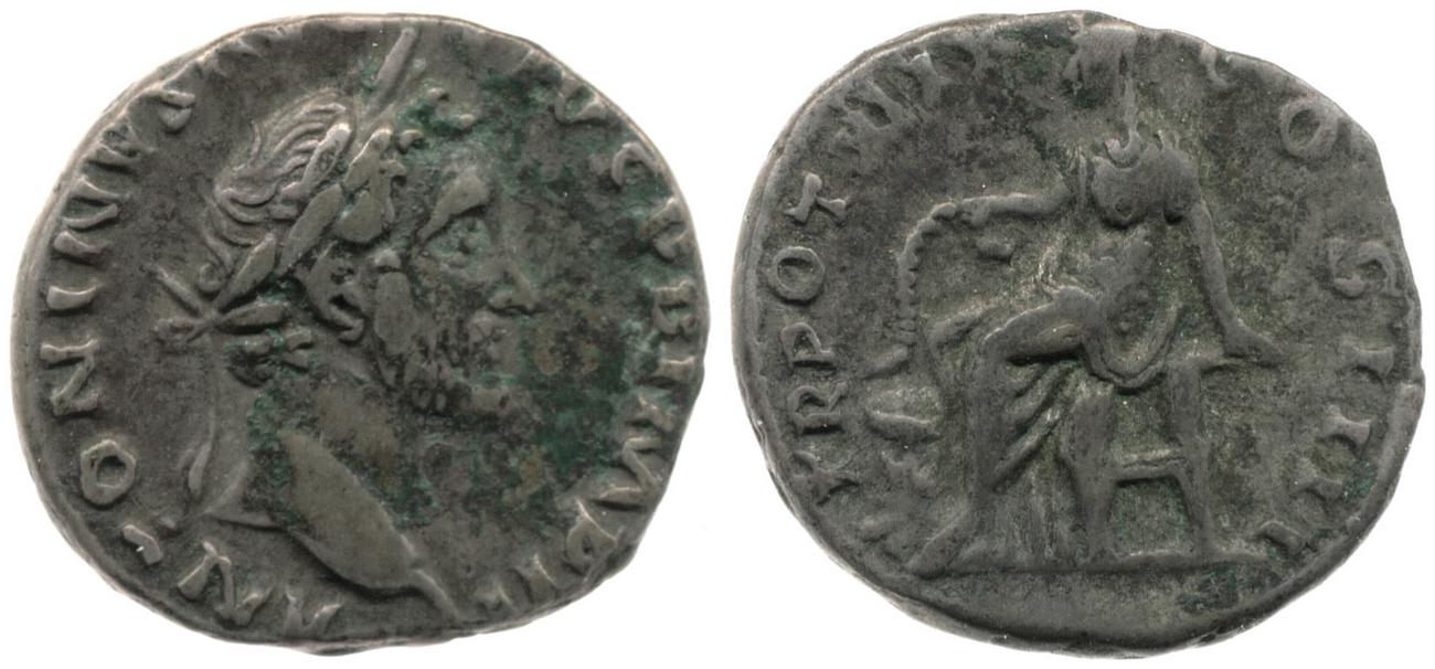 RIC III Antoninus Pius 254, аверс, Британский музей