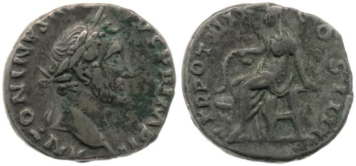 RIC III Antoninus Pius 254, реверс, Британский музей