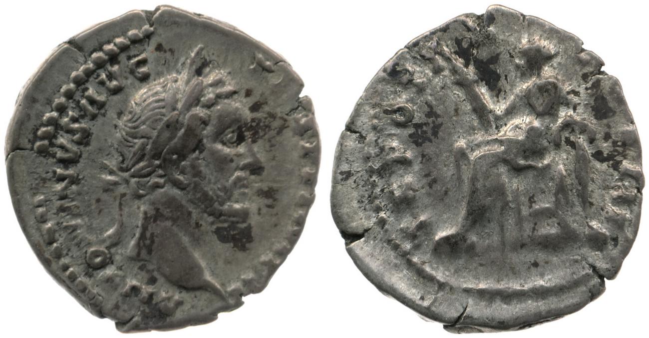 RIC III Antoninus Pius 259, аверс, bm