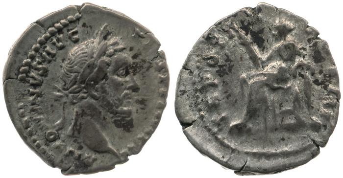 RIC III Antoninus Pius 259, реверс, bm
