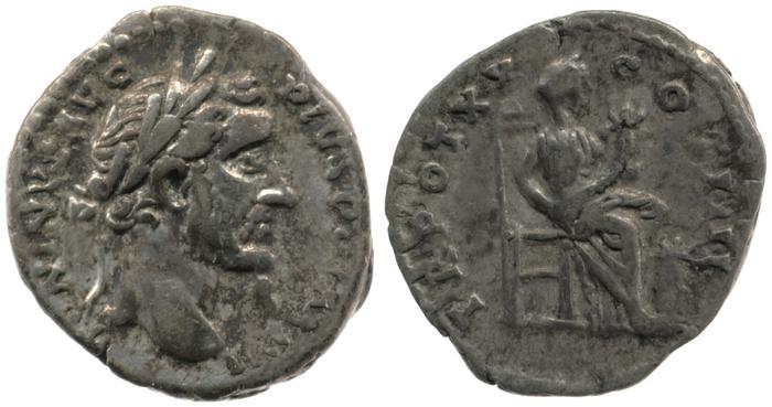 RIC III Antoninus Pius 262, реверс, bm
