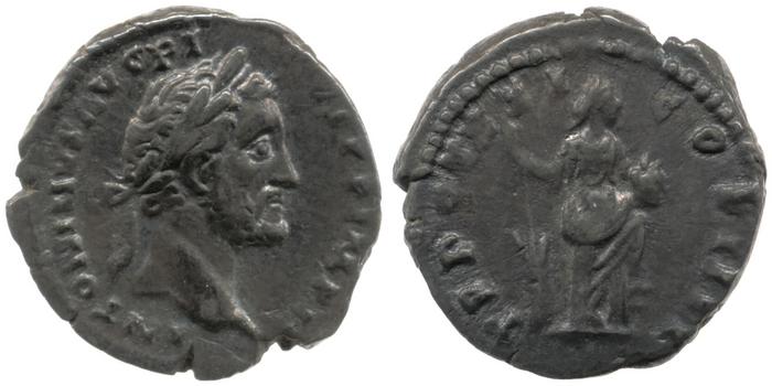 RIC III Antoninus Pius 275, реверс, bm