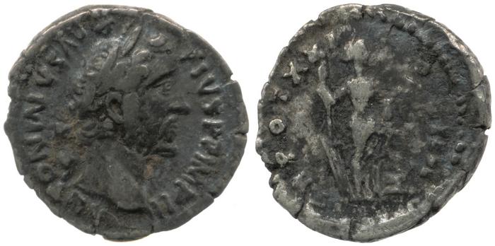 RIC III Antoninus Pius 275, реверс, bm