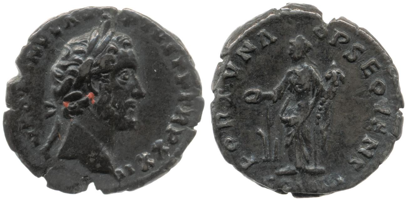 RIC III Antoninus Pius 286a, аверс, Британский музей