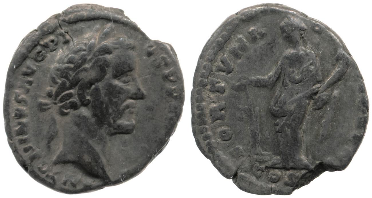 RIC III Antoninus Pius 286a, аверс, Британский музей