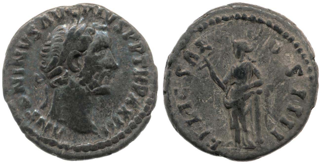 RIC III Antoninus Pius 298, аверс, bm