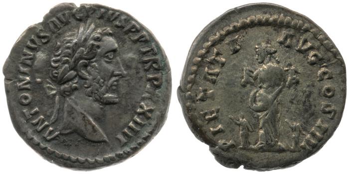 реверс RIC III Antoninus Pius 313C