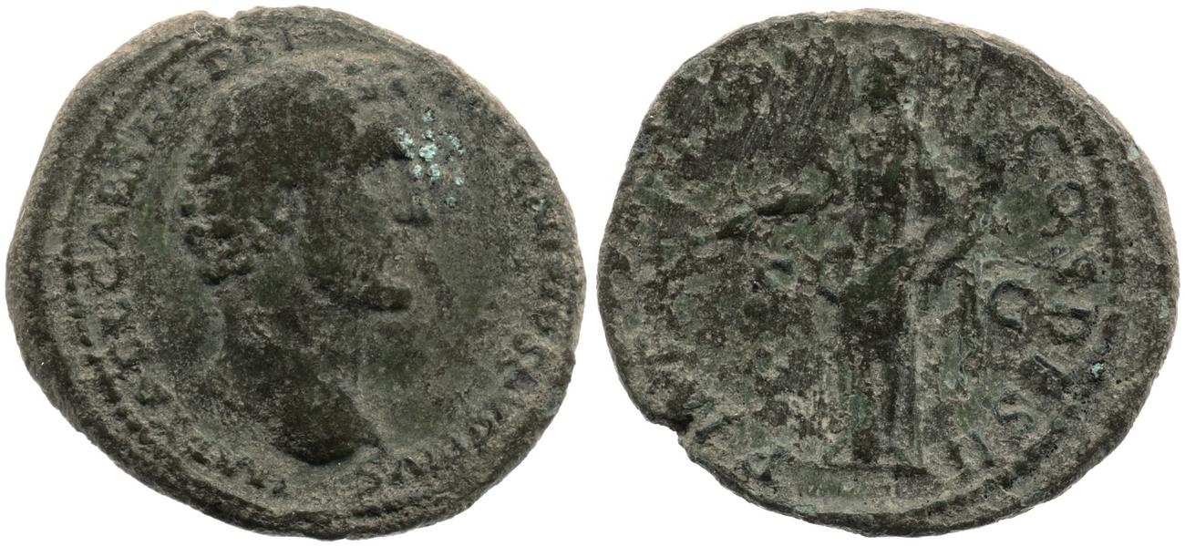 RIC III Antoninus Pius 526A, аверс, Британский музей