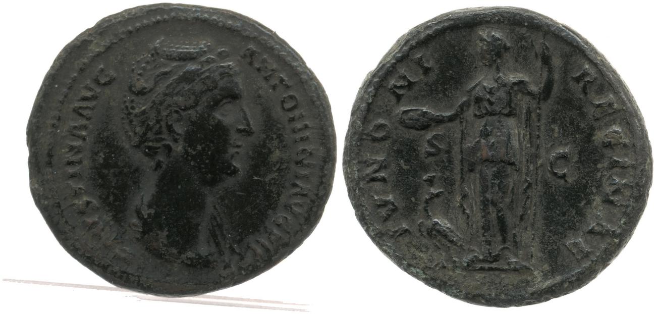 RIC III Antoninus Pius 1091, аверс, bm