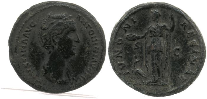 RIC III Antoninus Pius 1091, реверс, bm