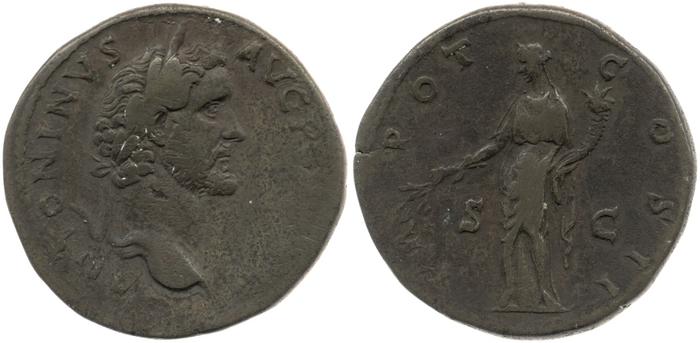 RIC III Antoninus Pius 549, реверс, Британский музей