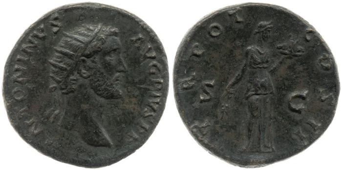 реверс RIC III Antoninus Pius 553