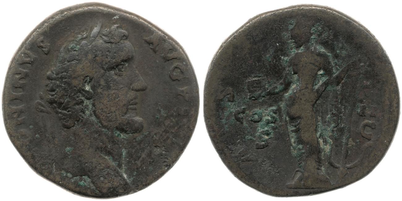 RIC III Antoninus Pius 579, аверс, Британский музей