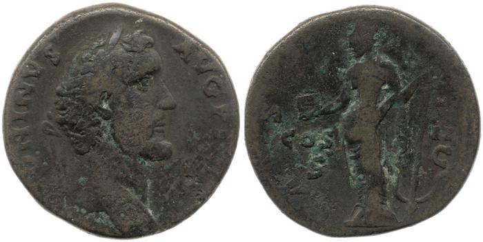 RIC III Antoninus Pius 579, реверс, Британский музей
