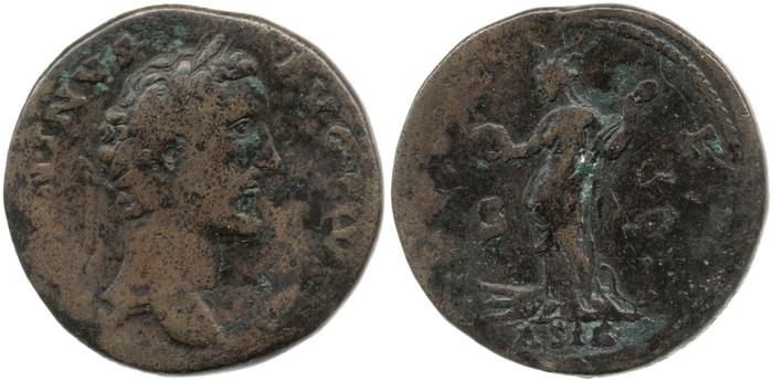 реверс RIC III Antoninus Pius 589A