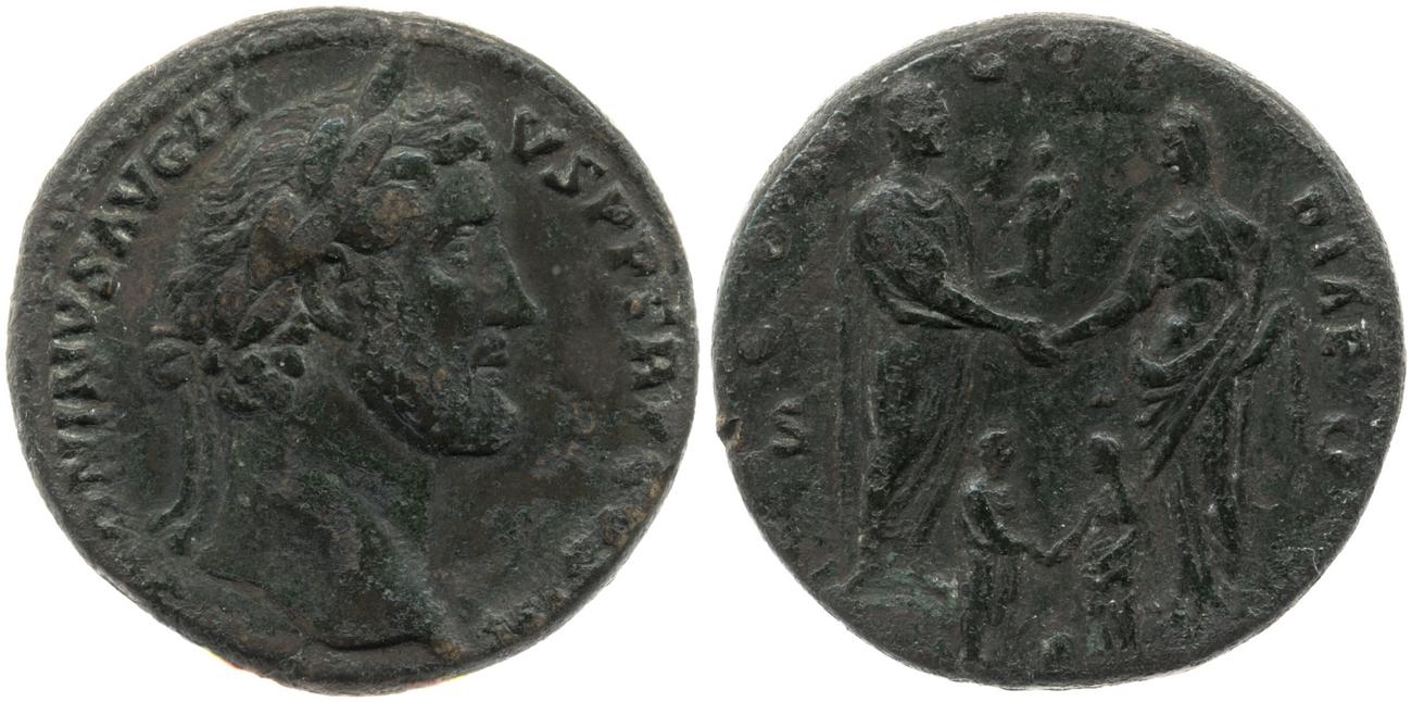 RIC III Antoninus Pius 601a, аверс, bm