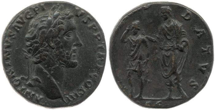 RIC III Antoninus Pius 619, реверс, Британский музей