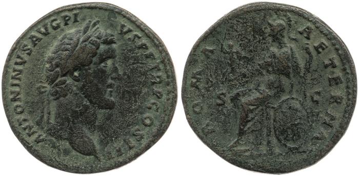RIC III Antoninus Pius 621, реверс, Британский музей
