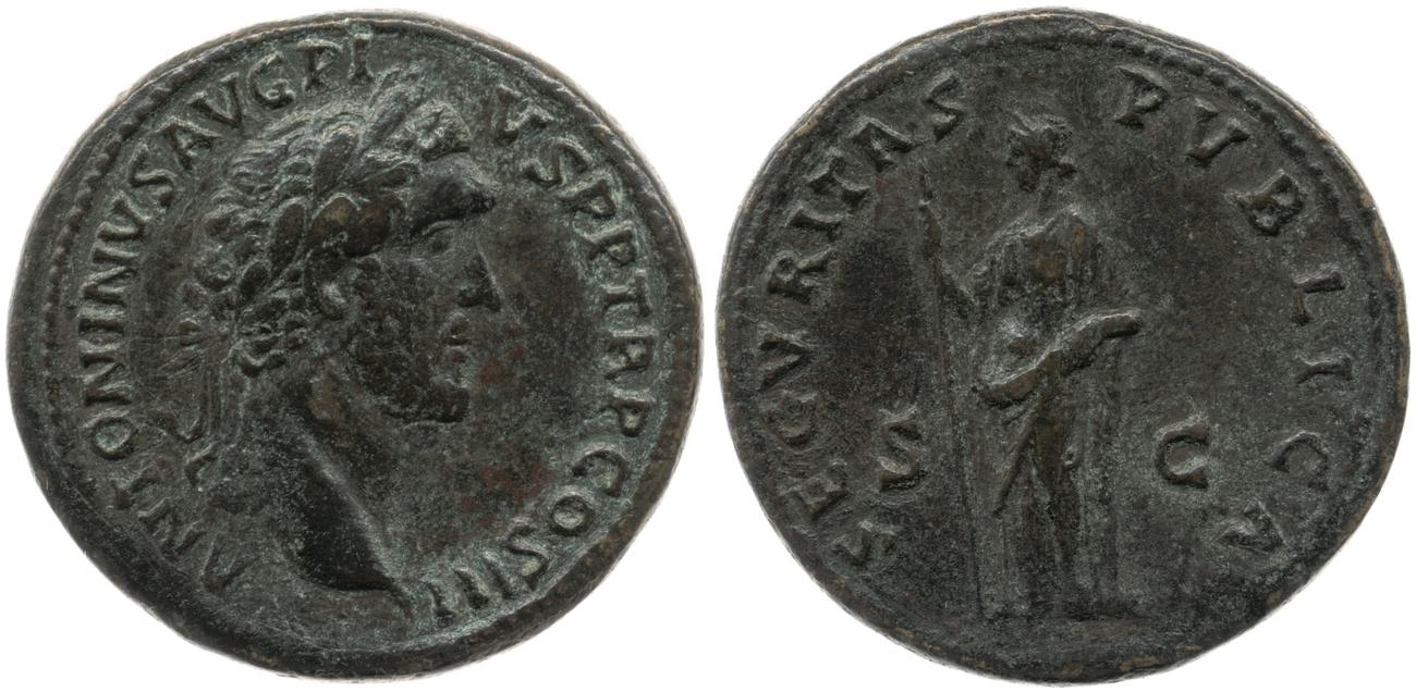 RIC III Antoninus Pius 641, аверс, Британский музей