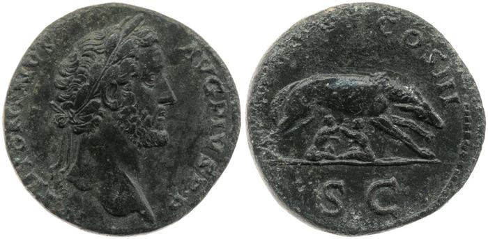 RIC III Antoninus Pius 648, реверс, Британский музей