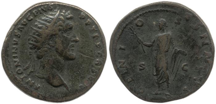 реверс RIC III Antoninus Pius 660A