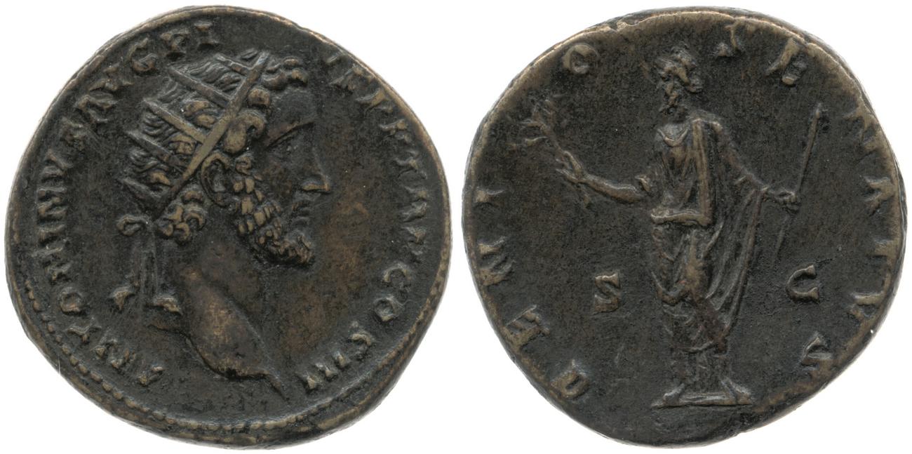 RIC III Antoninus Pius 660A, аверс, Британский музей