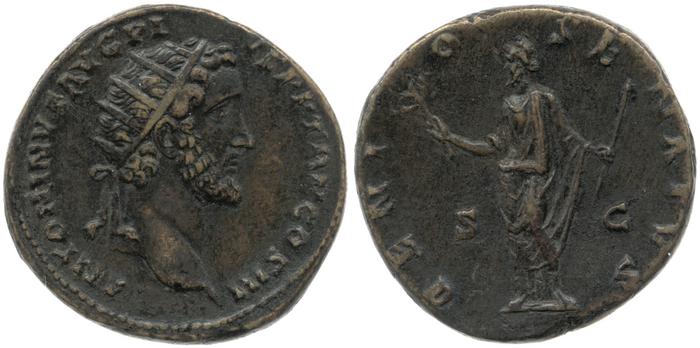 RIC III Antoninus Pius 660A, реверс, Британский музей